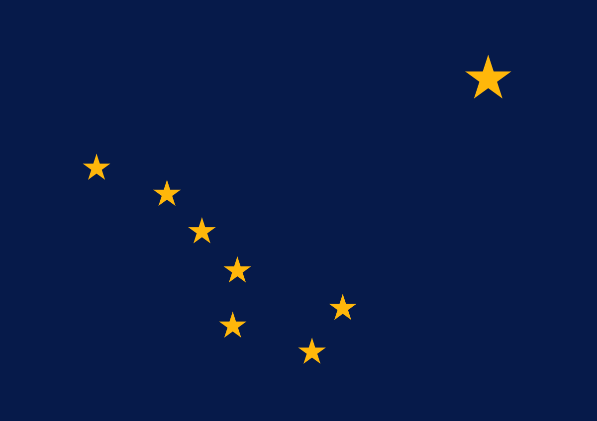 State flag for Alaska