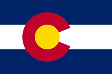 State flag for Colorado