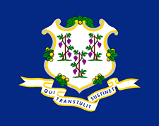 State flag for Connecticut