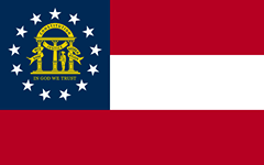 State flag for Georgia