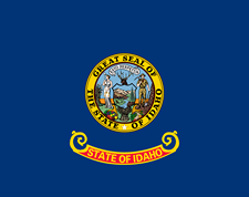 State flag for Idaho