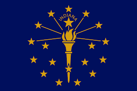 State flag for Indiana