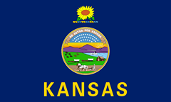 State flag for Kansas