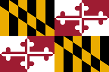 State flag for Maryland