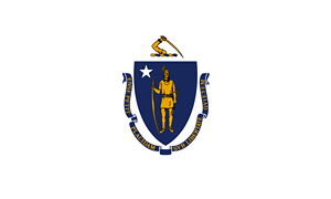 State flag for Massachusetts