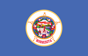 State flag for Minnesota