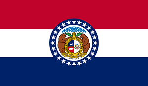 State flag for Missouri