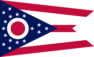 State flag for Ohio