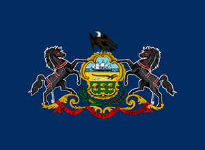 State flag for Pennsylvania