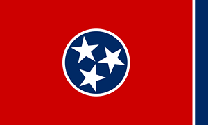 State flag for Tennessee