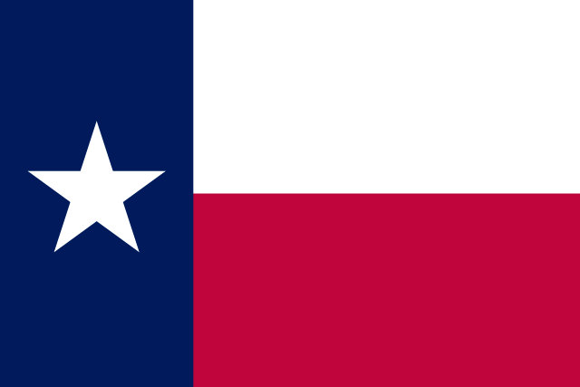 State flag for Texas