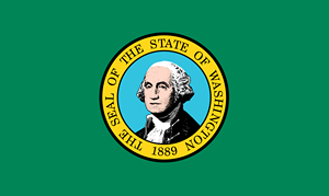 State flag for Washington