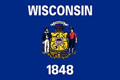 State flag for Wisconsin